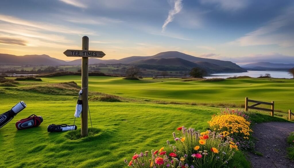 tee time booking at Scottish Open venue